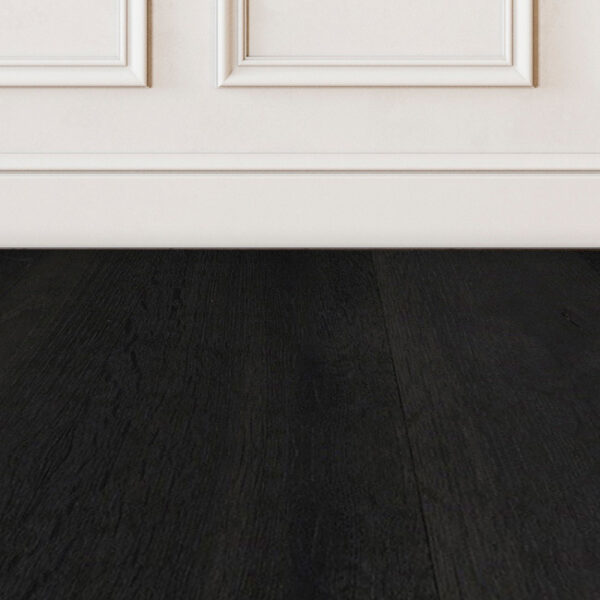 Ebony-black-wood-floor-sample-on-white-wall