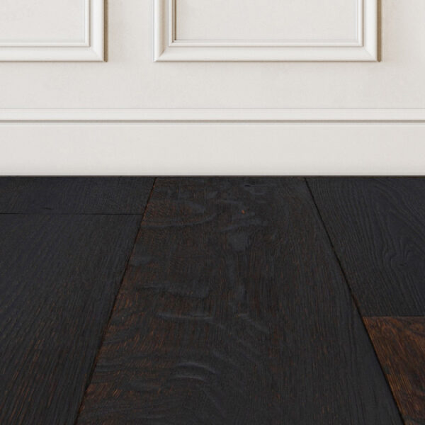 Nightshade black hardwood floor color