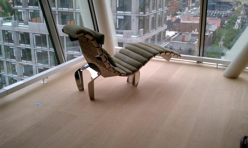 Chair Living Room view High Line 23 NYC Natural Wood Floor Chair Living Room view High Line 23 NYC Natural Wood Floor