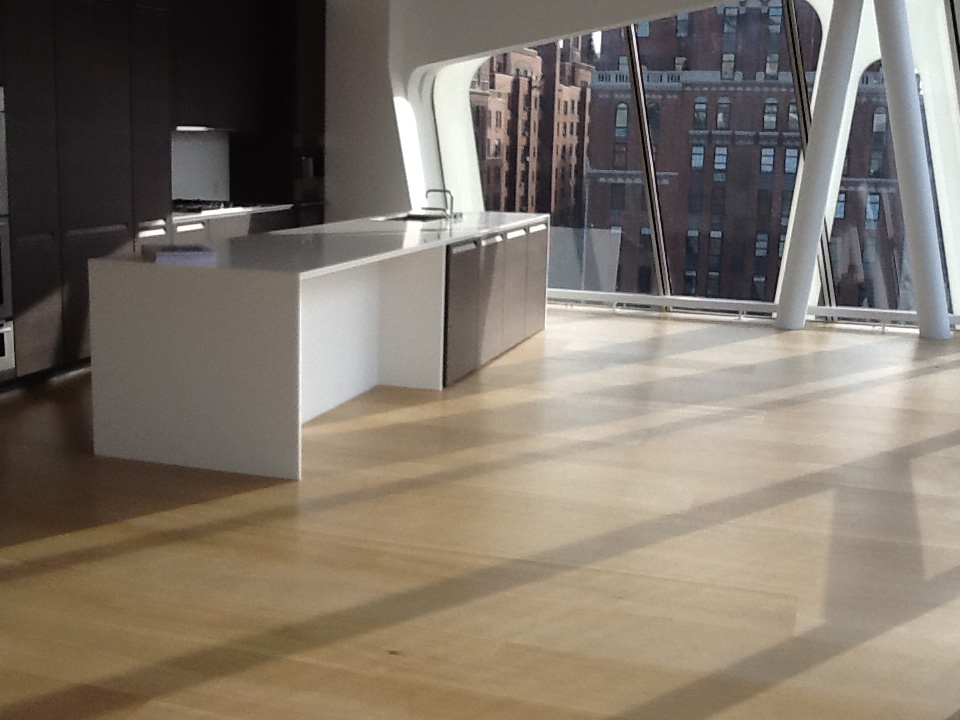 Desk view High Line 23 NYC Natural Wood Floor desk view high line 23 natural wood floor