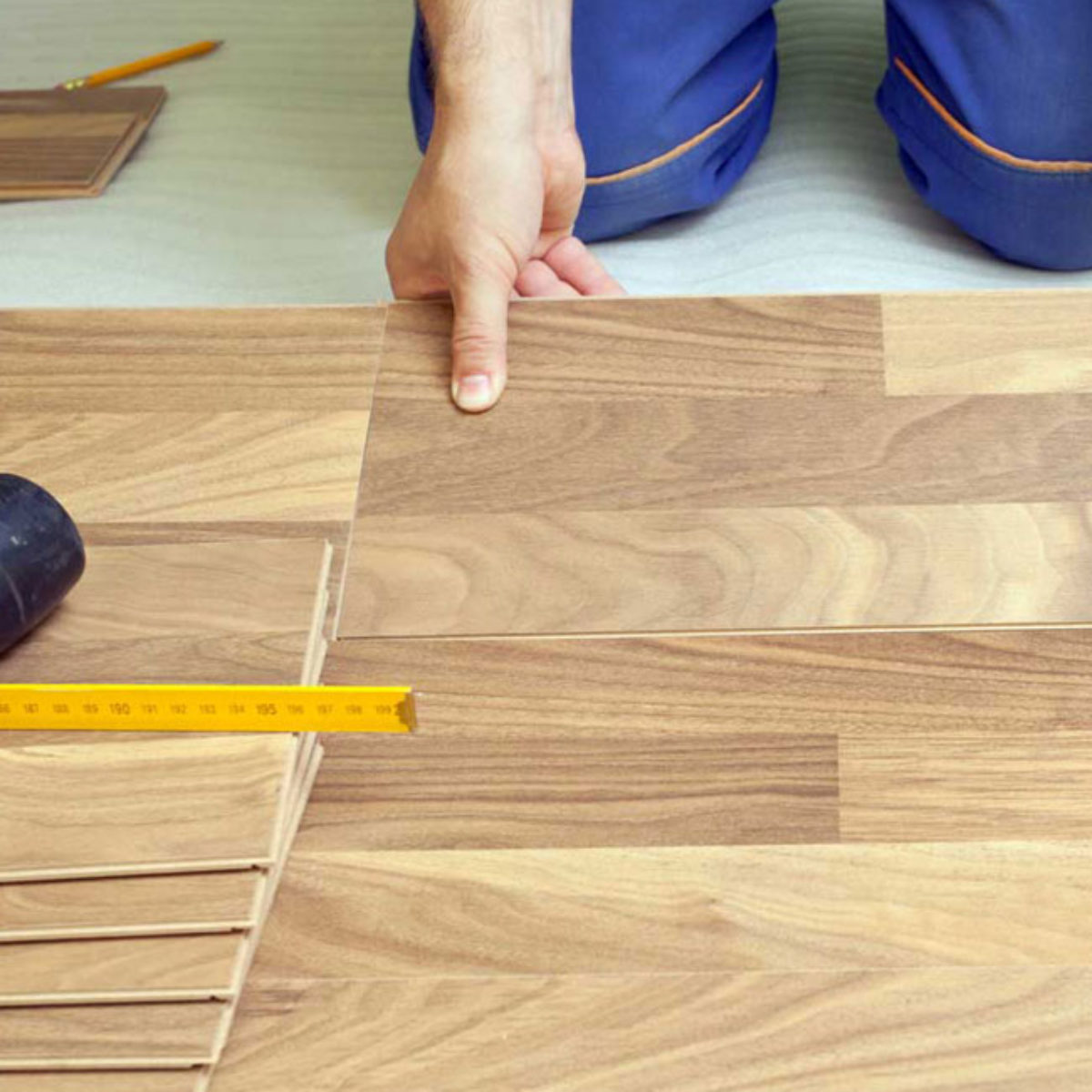 hardwood floor installation services job site