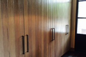 custom wood closet doors