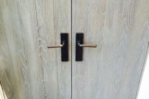 custom white wood doors