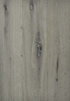Light grey stained hardwood refinish floor sample
