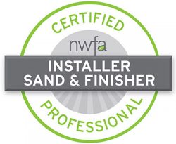 NWFA Certified Installer and Sand & Finisher