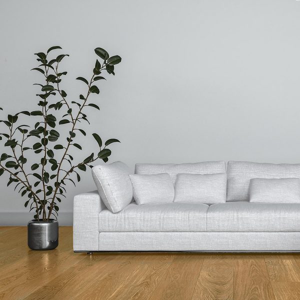 Sunstone Living Room – Brown Hardwood Flooring