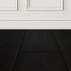 Raven black hardwood floor color