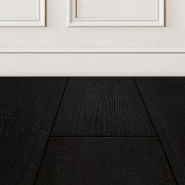 Raven black hardwood floor color