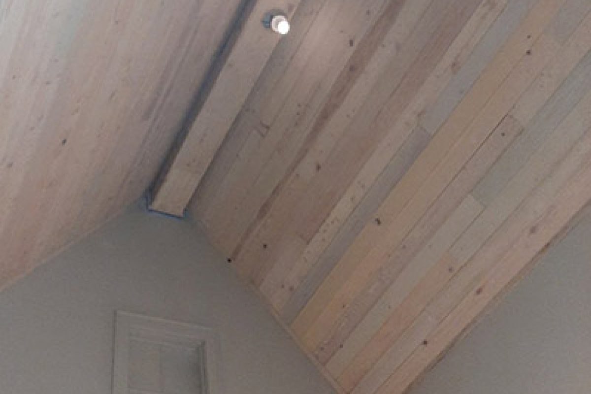 Whitewashed Cypress Ceiling