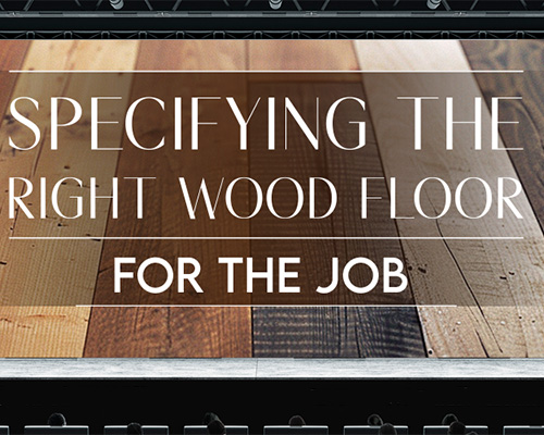 Specifying The Right Wood for the Job CEU